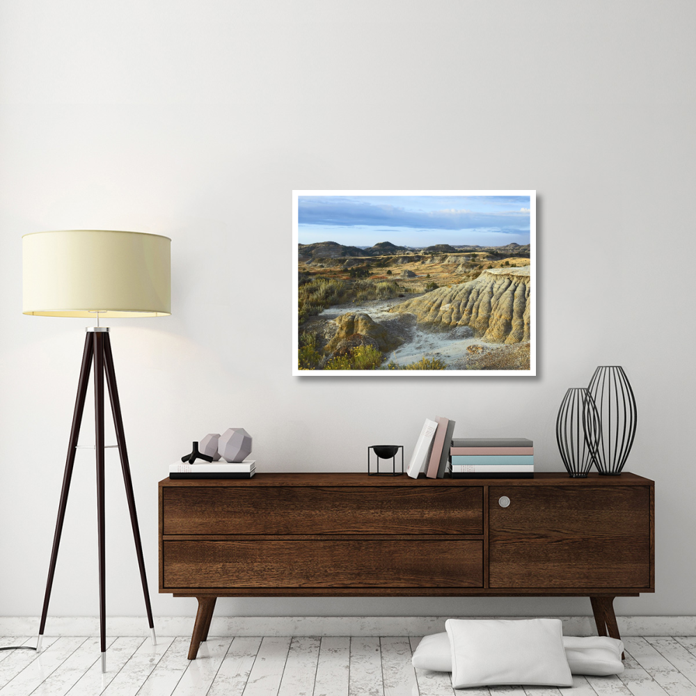 Badlands, South Unit, Theodore Roosevelt National Park, North Dakota-Paper Art-42&quotx32"