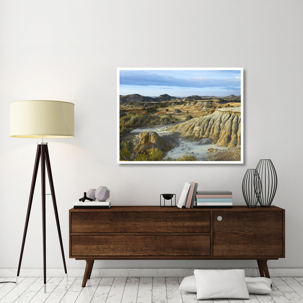 Badlands, South Unit, Theodore Roosevelt National Park, North Dakota-Paper Art-50&quotx38"
