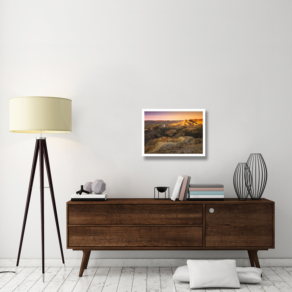 Little Missouri River, Theodore Roosevelt National Park, North Dakota-Paper Art-26&quotx20"