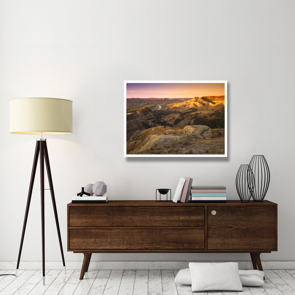 Little Missouri River, Theodore Roosevelt National Park, North Dakota-Paper Art-42&quotx32"