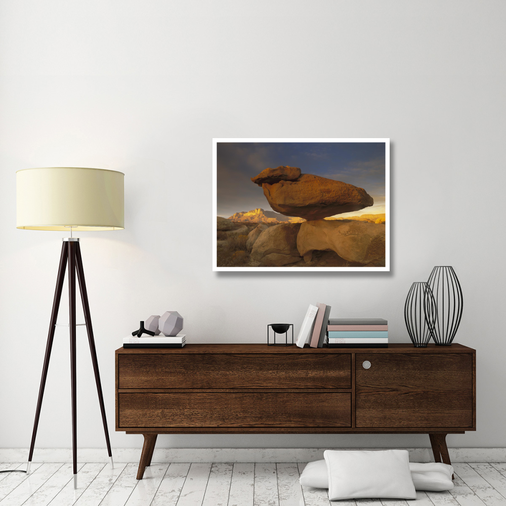 El Capitan and Balanced Rock, Guadalupe Mountains National Park, Texas-Paper Art-42&quotx32"