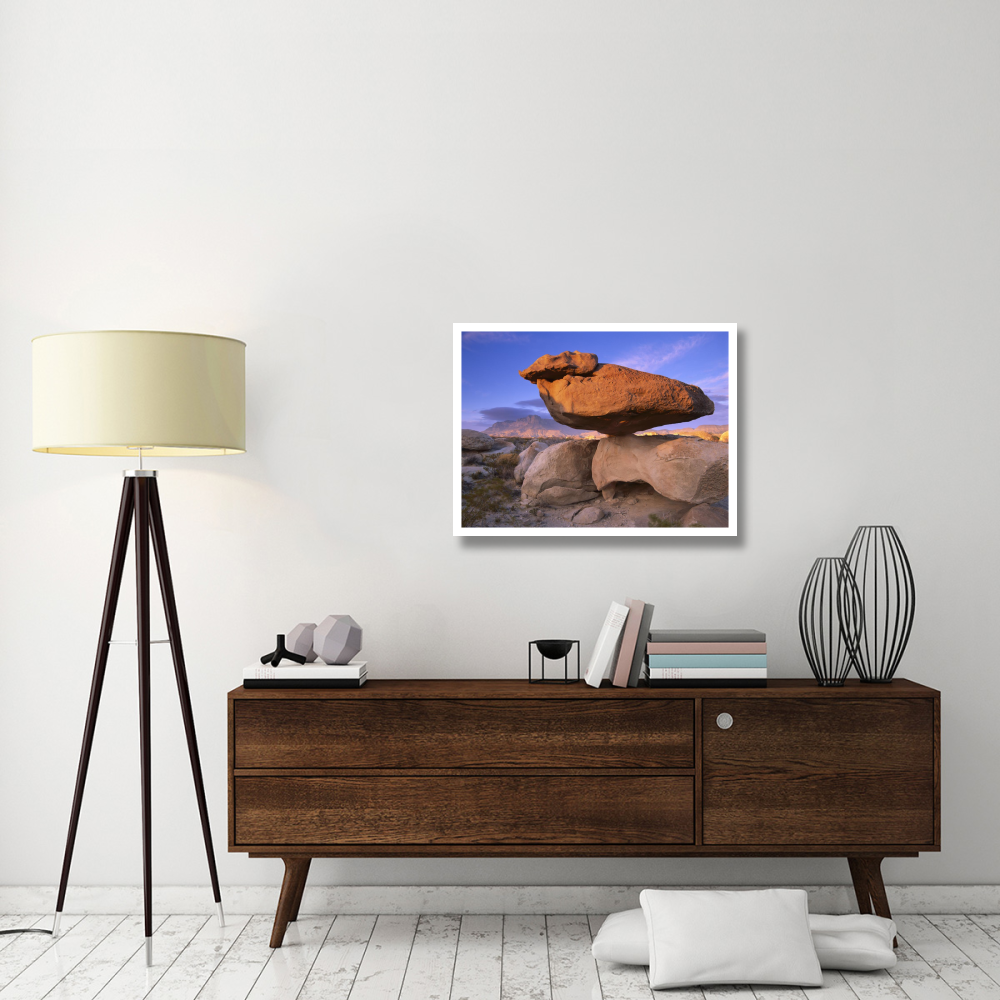 El Capitan and Balanced Rock, Guadalupe Mountains National Park, Texas-Paper Art-34&quotx26"