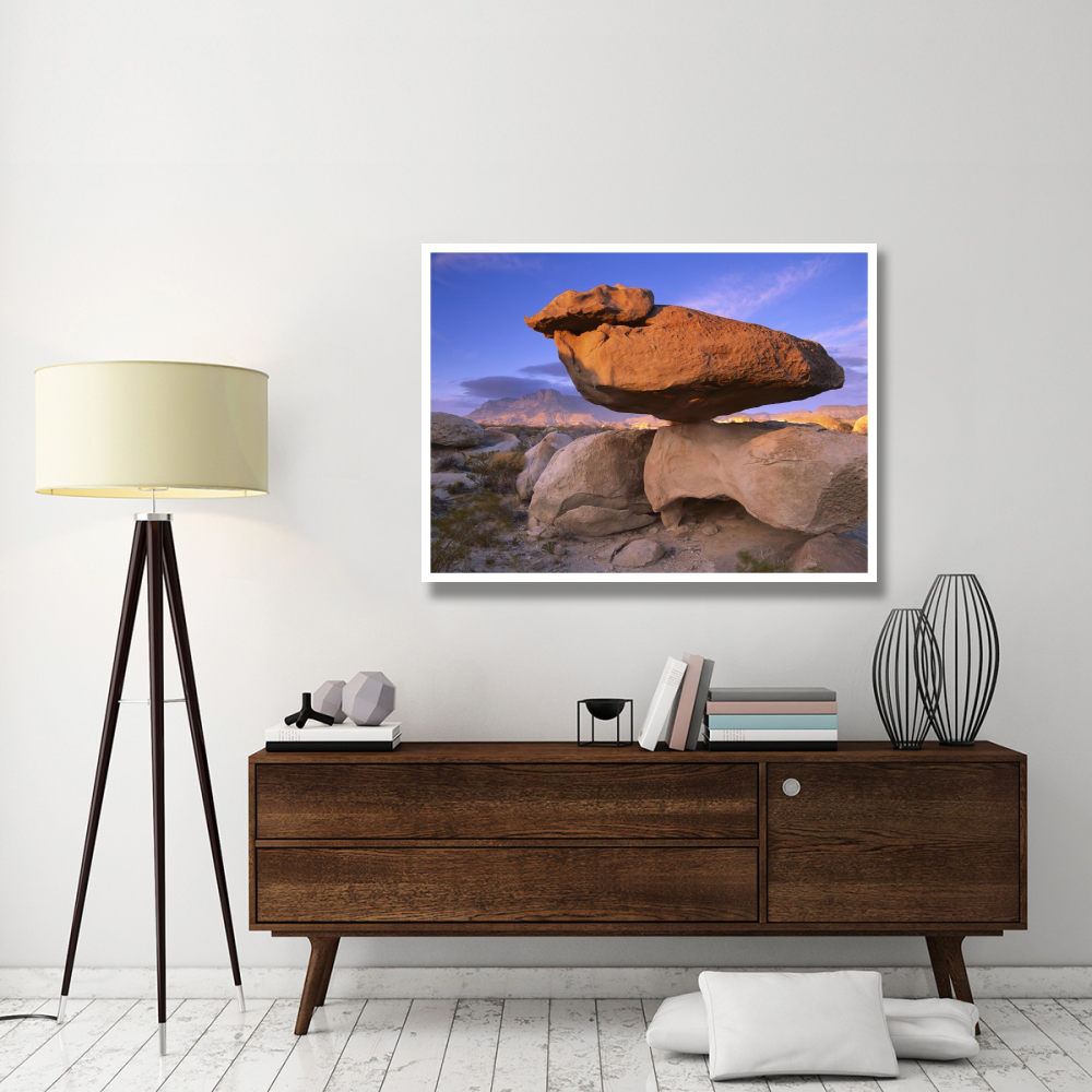 El Capitan and Balanced Rock, Guadalupe Mountains National Park, Texas-Paper Art-50&quotx38"