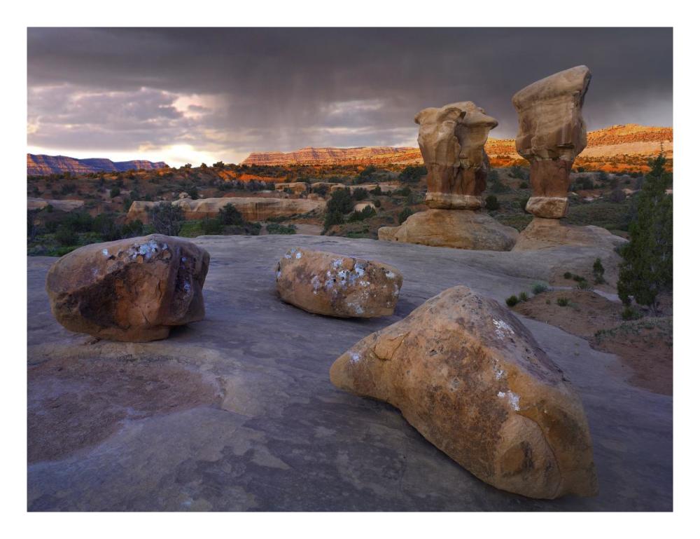 Devil's Garden sandstone formations, Escalante National Monument, Utah-Paper Art-26"x20"