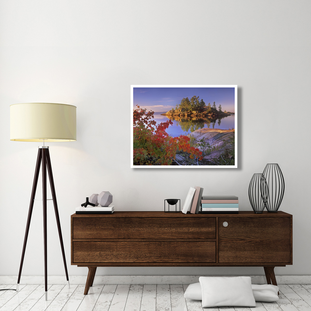 Island in Georgian Bay, Lake Huron, Killarney Provincial Park, Ontario-Paper Art-42&quotx32"
