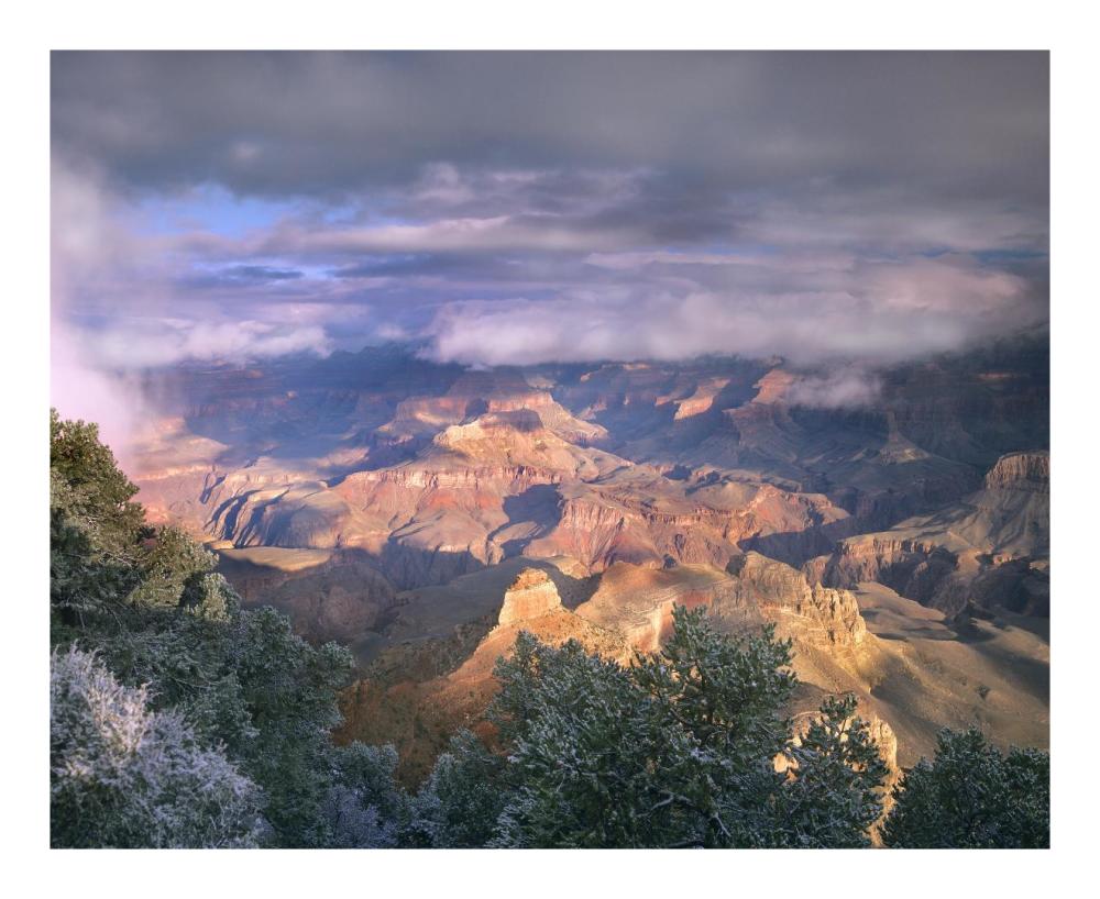 Clearing skies over the South Rim, Grand Canyon National Park, Arizona-Paper Art-22"x18"