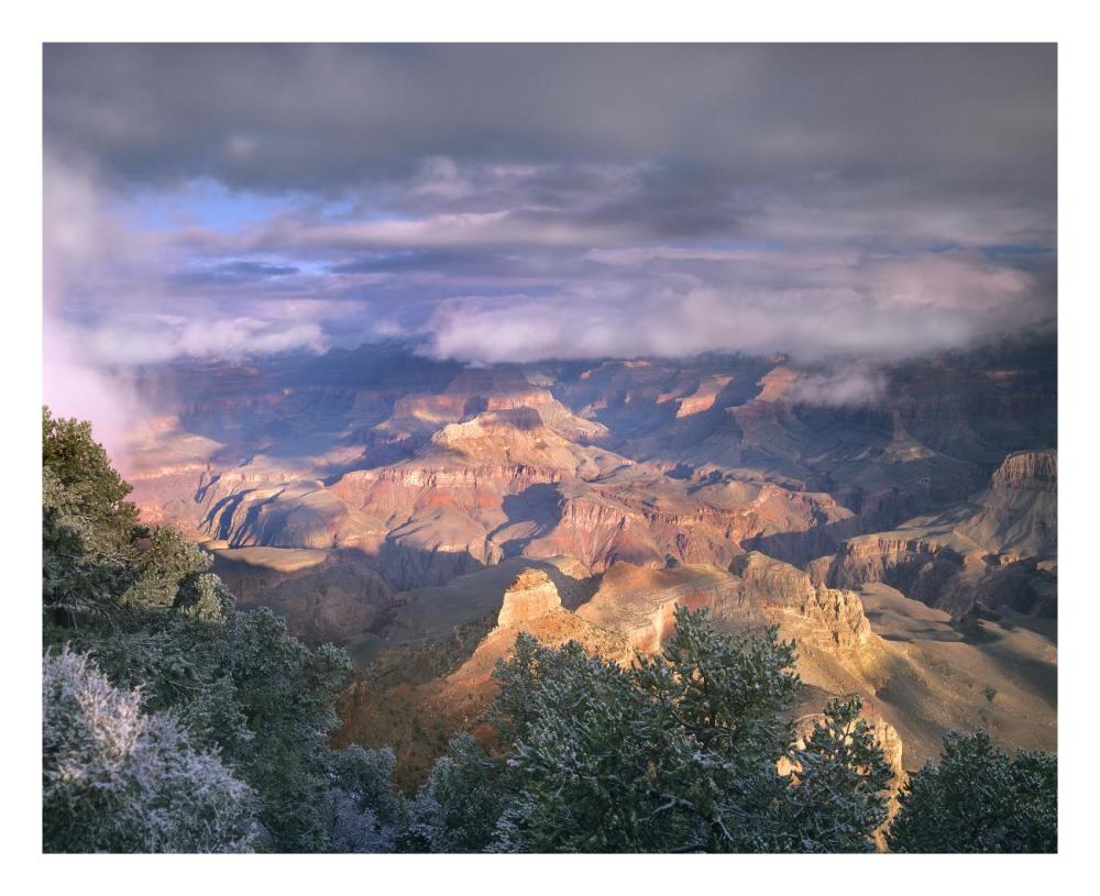 Clearing skies over the South Rim, Grand Canyon National Park, Arizona-Paper Art-26"x22"