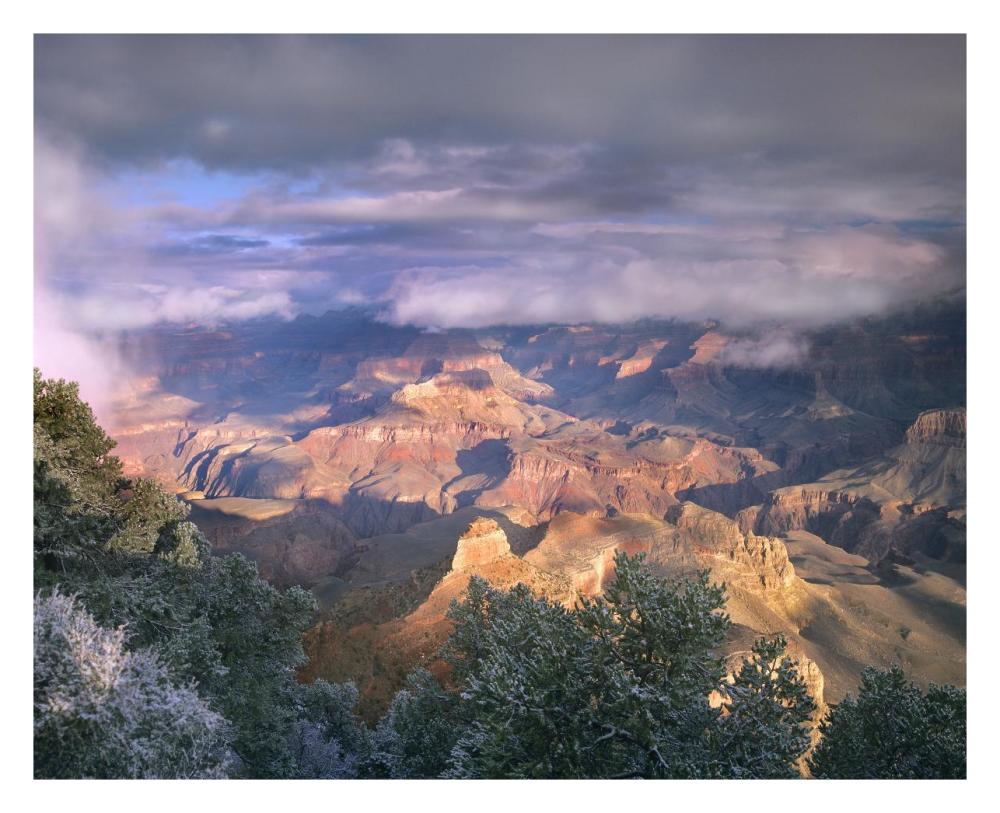 Clearing skies over the South Rim, Grand Canyon National Park, Arizona-Paper Art-30"x24"