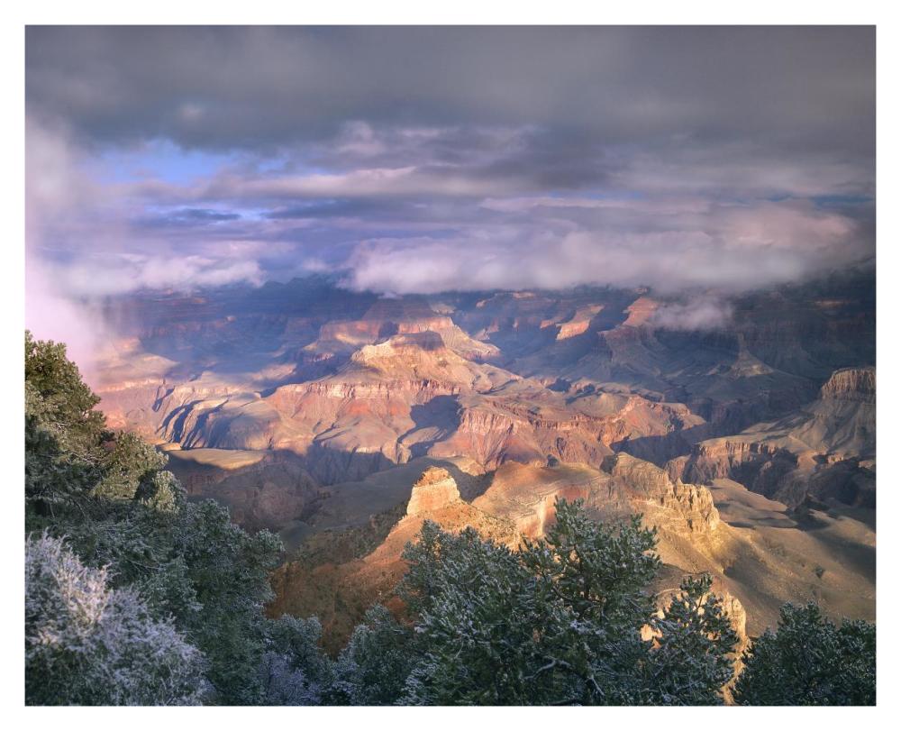 Clearing skies over the South Rim, Grand Canyon National Park, Arizona-Paper Art-37"x30"