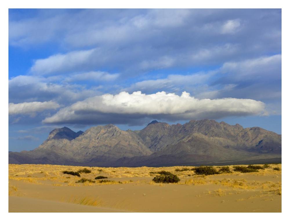 Providence Mountains, Kelso Dunes, Mojave National Preserve, California-Paper Art-18"x14"