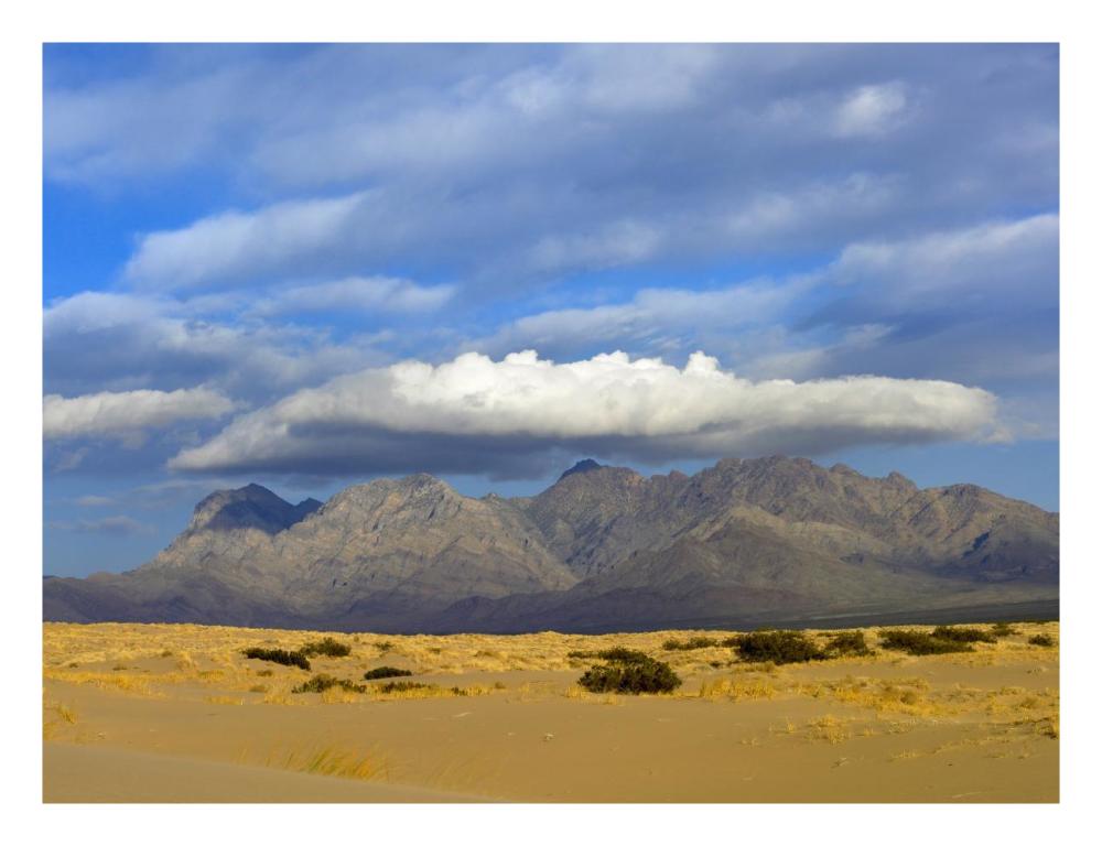 Providence Mountains, Kelso Dunes, Mojave National Preserve, California-Paper Art-26"x20"