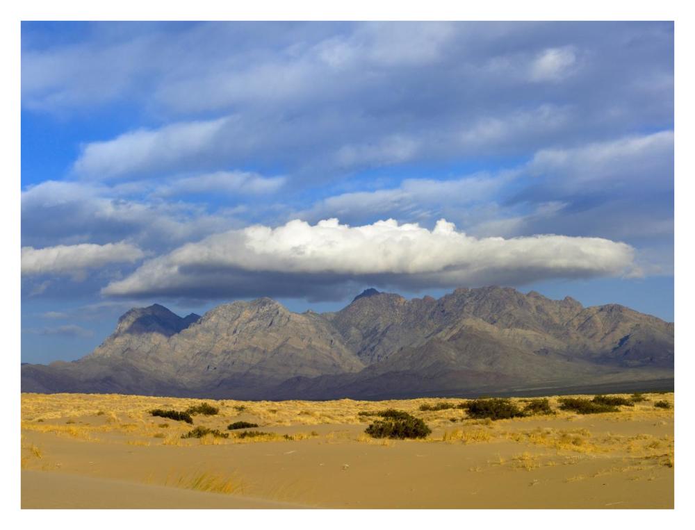 Providence Mountains, Kelso Dunes, Mojave National Preserve, California-Paper Art-34"x26"