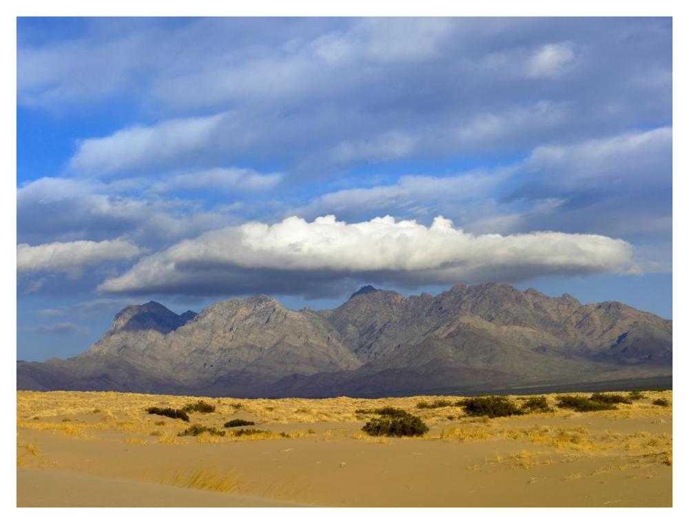 Providence Mountains, Kelso Dunes, Mojave National Preserve, California-Paper Art-42"x32"