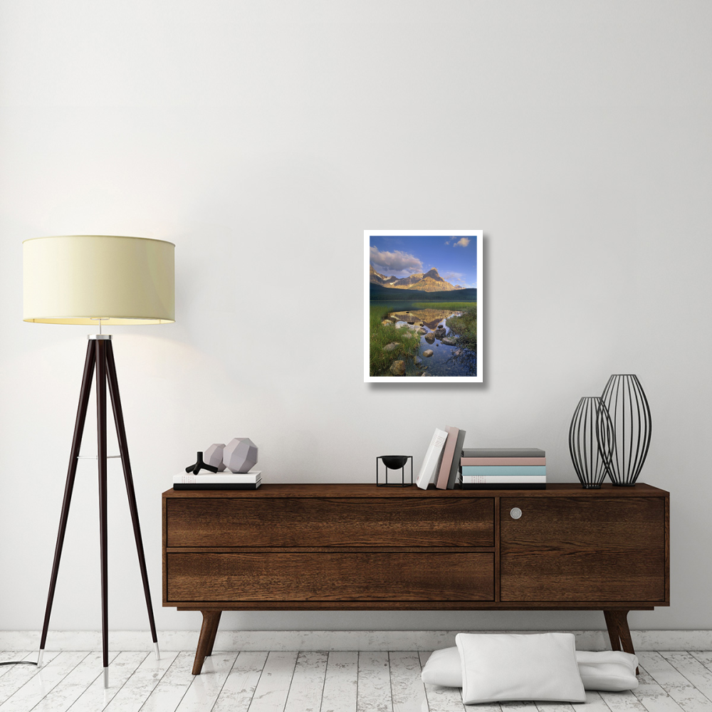 Mount Chephren and Waterfowl Lake, Banff National Park, Alberta, Canada-Paper Art-20&quotx26"