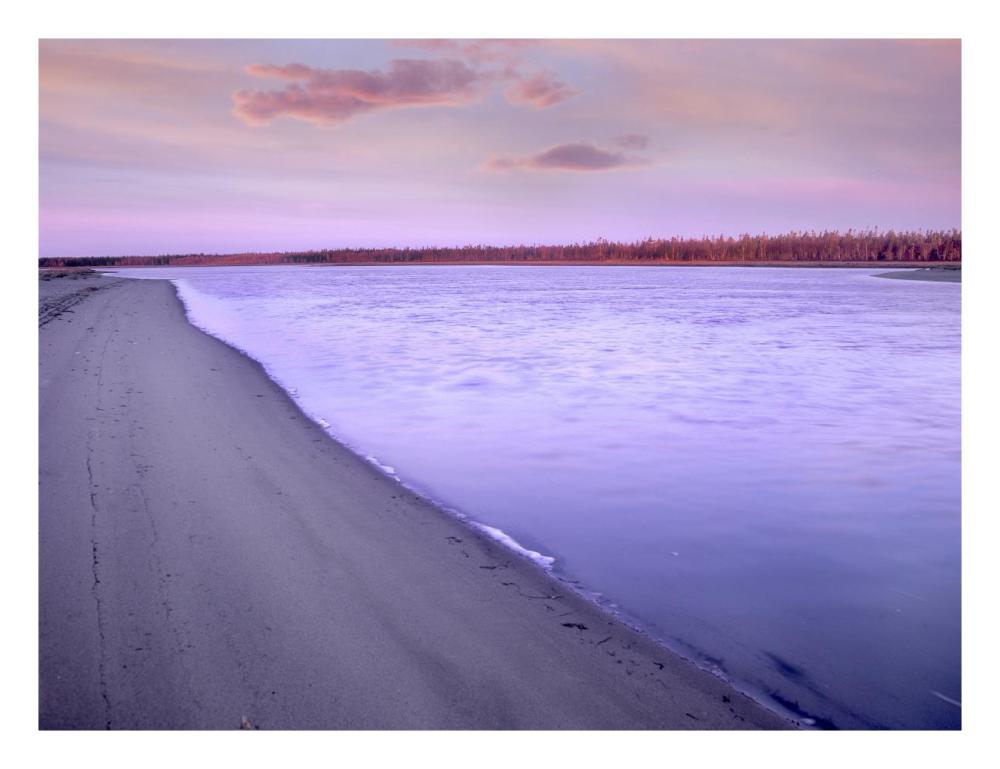 River of Many Tides, Kouchabouguac National Park, New Brunswick, Canada-Paper Art-26"x20"