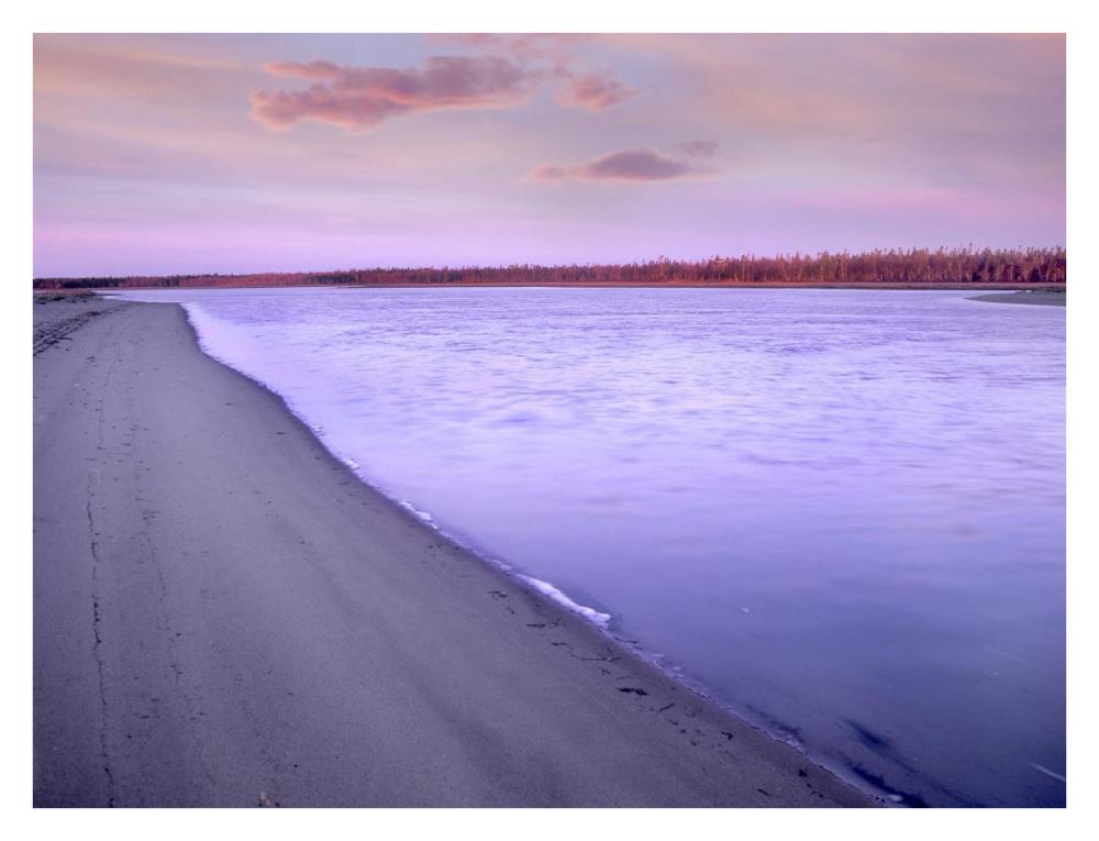 River of Many Tides, Kouchabouguac National Park, New Brunswick, Canada-Paper Art-34"x26"