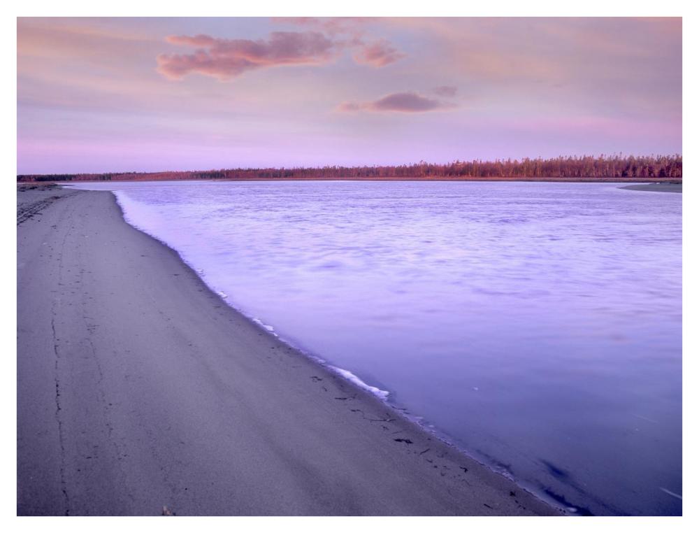 River of Many Tides, Kouchabouguac National Park, New Brunswick, Canada-Paper Art-42"x32"
