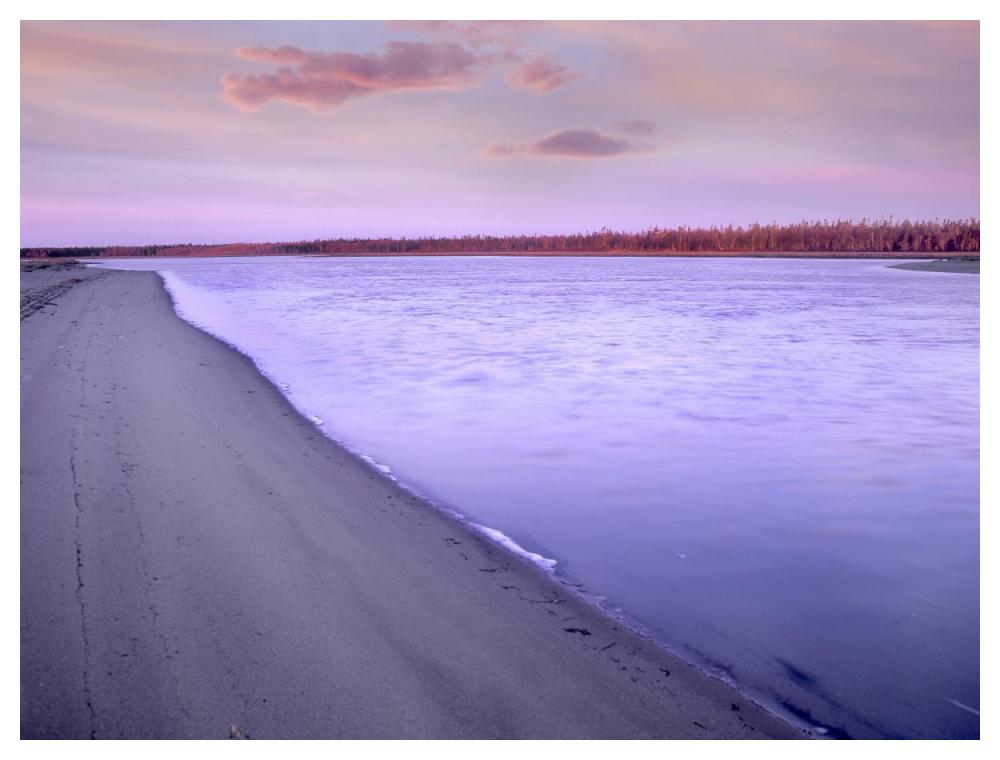 River of Many Tides, Kouchabouguac National Park, New Brunswick, Canada-Paper Art-50"x38"