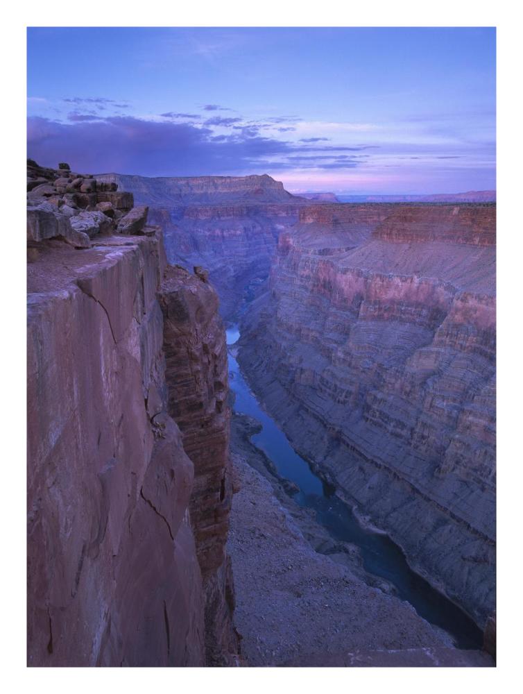 Colorado River from Toroweap Overlook, Grand Canyon National Park, Arizona-Paper Art-20"x26"