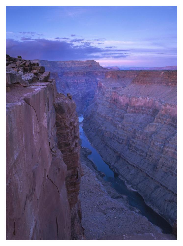Colorado River from Toroweap Overlook, Grand Canyon National Park, Arizona-Paper Art-32"x42"