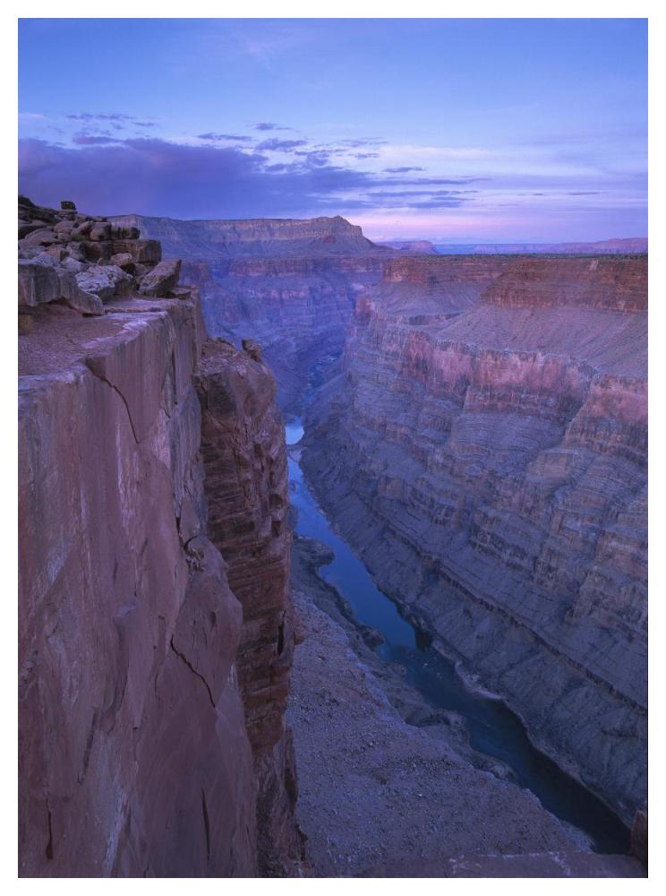 Colorado River from Toroweap Overlook, Grand Canyon National Park, Arizona-Paper Art-38"x50"
