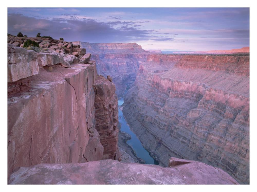 Colorado River from Toroweap Overlook, Grand Canyon National Park, Arizona-Paper Art-18"x14"