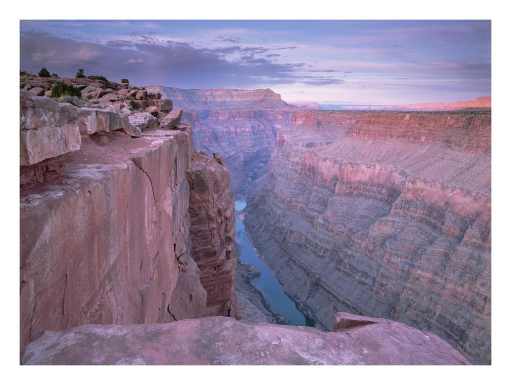 Colorado River from Toroweap Overlook, Grand Canyon National Park, Arizona-Paper Art-26"x20"