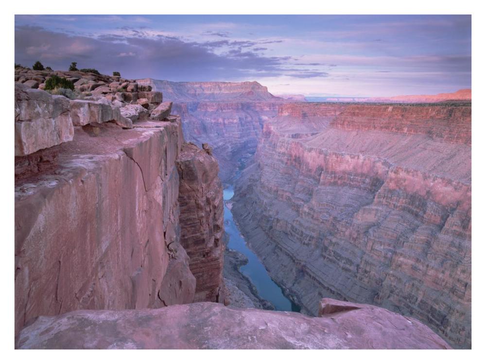 Colorado River from Toroweap Overlook, Grand Canyon National Park, Arizona-Paper Art-34"x26"