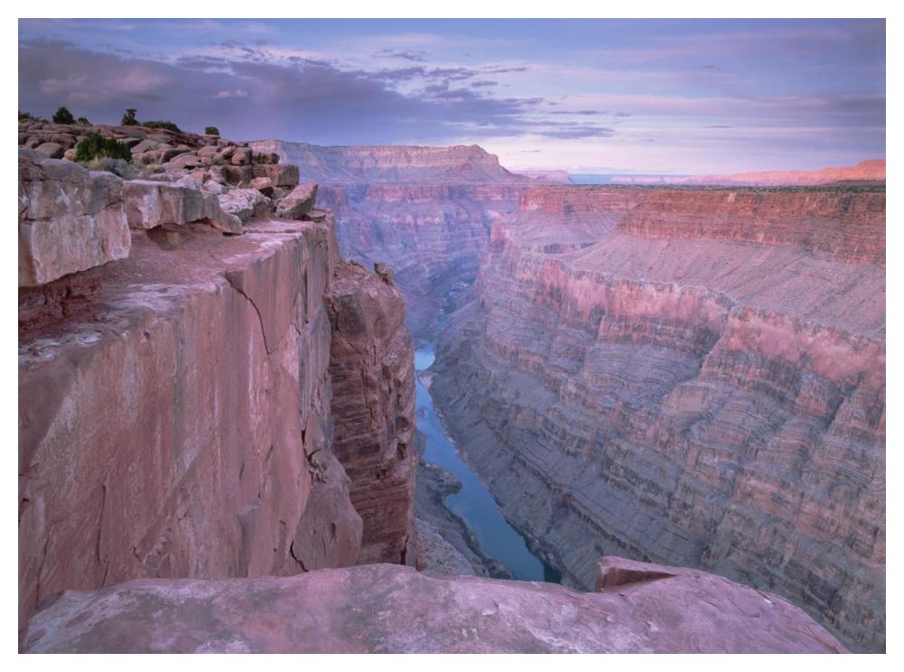 Colorado River from Toroweap Overlook, Grand Canyon National Park, Arizona-Paper Art-50"x38"