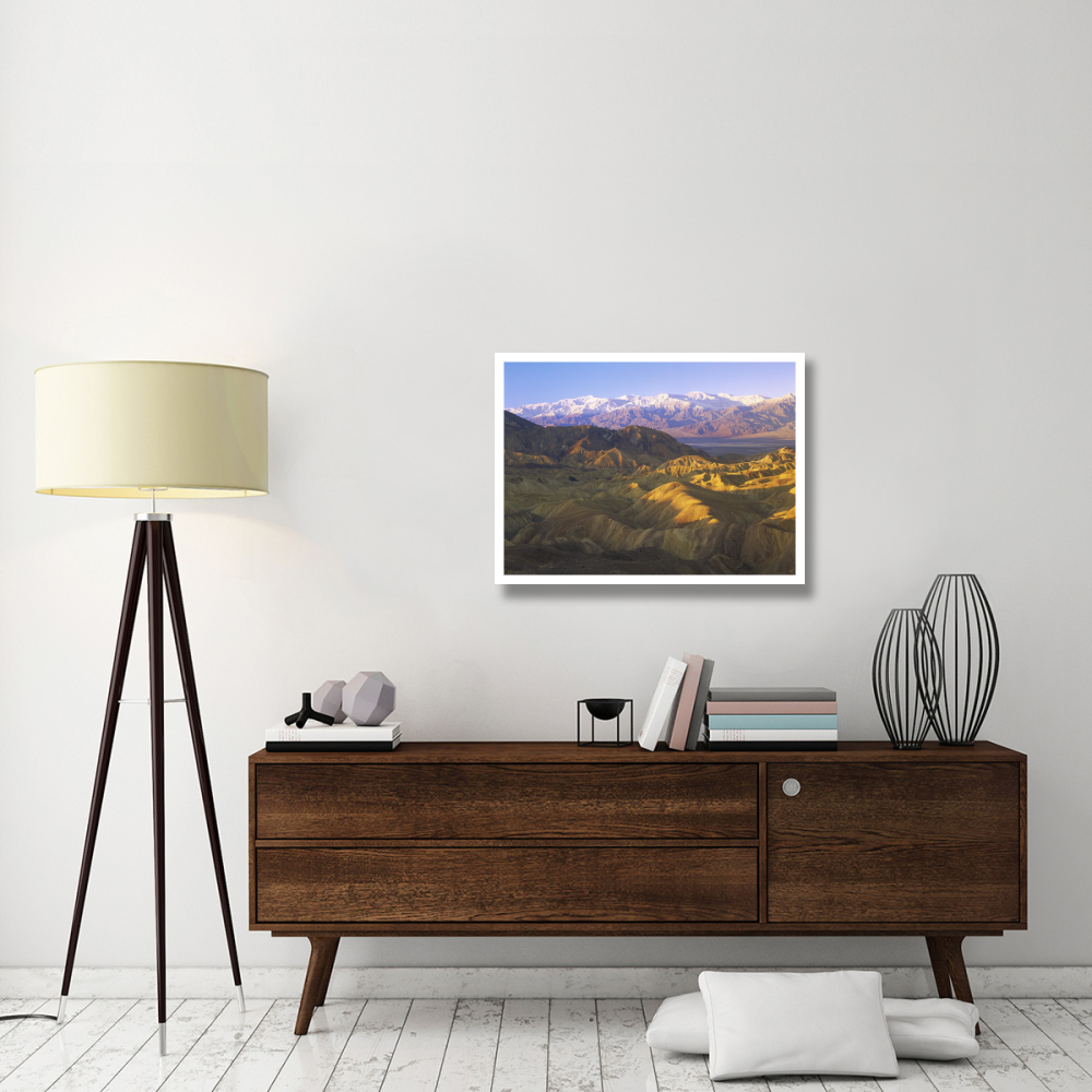 Looking at Panamint Range over the Furnace Creek playa from Zabriskie Point, Death Valley National Park, California-Paper Art-34&quotx26"