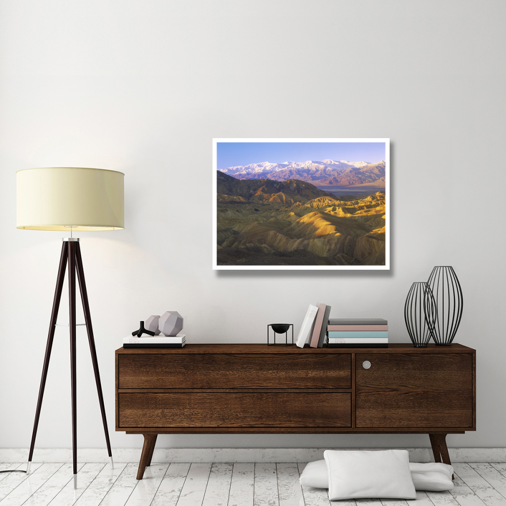 Looking at Panamint Range over the Furnace Creek playa from Zabriskie Point, Death Valley National Park, California-Paper Art-42&quotx32"