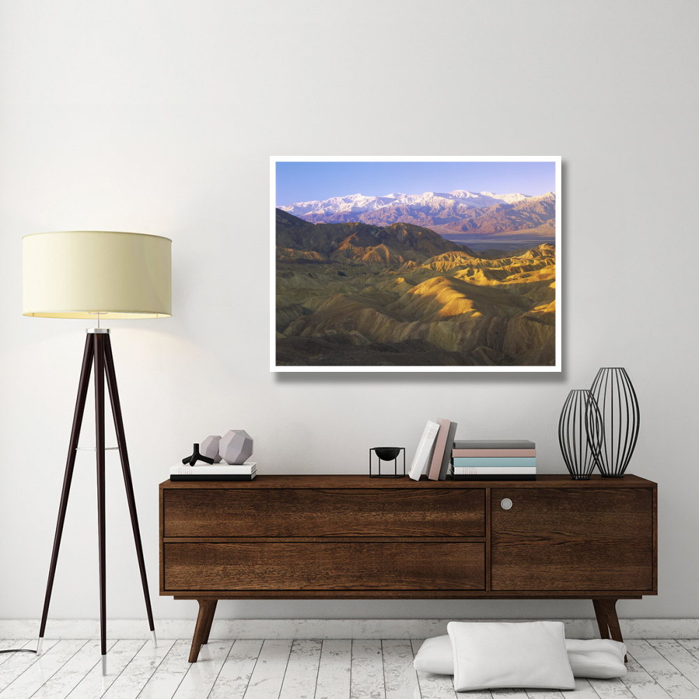 Looking at Panamint Range over the Furnace Creek playa from Zabriskie Point, Death Valley National Park, California-Paper Art-50&quotx38"