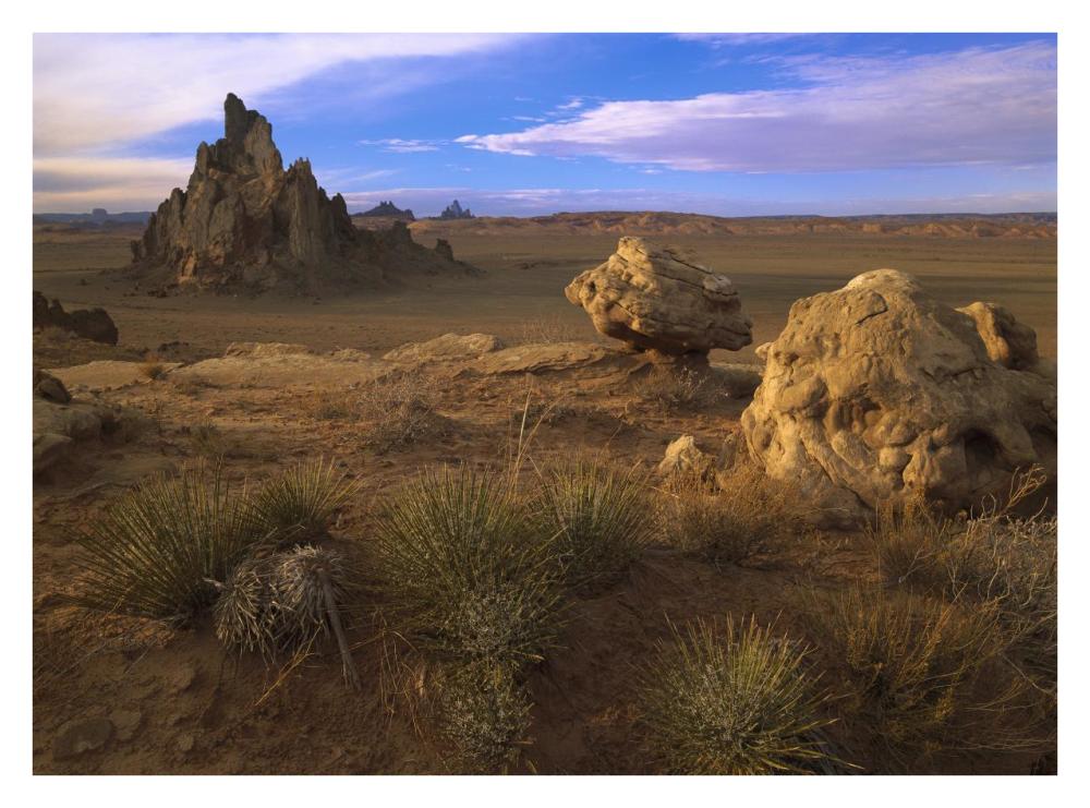 Church Rock, Navajo Reservation, Monument Valley Navajo Tribal Park, Arizona-Paper Art-34"x26"
