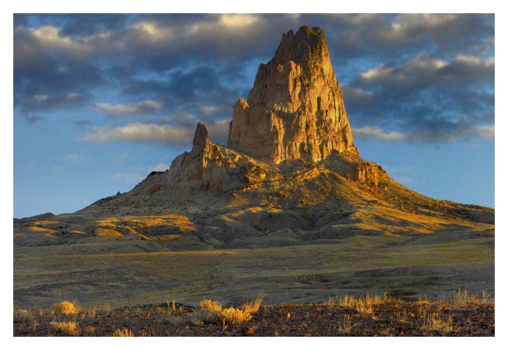El Capitan, Monument Valley Navajo Tribal Park, Arizona-Paper Art-20"x14"