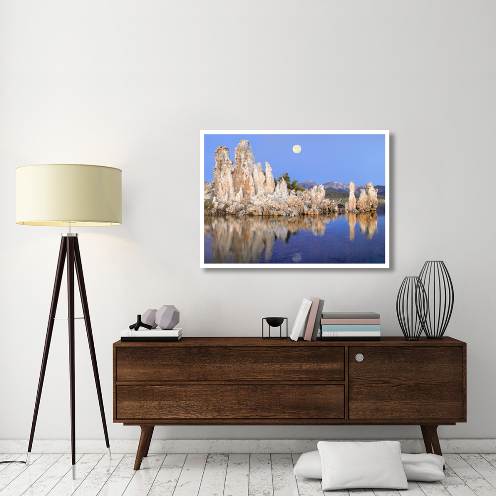 Full moon over Mono Lake, California-Paper Art-46&quotx33.24"