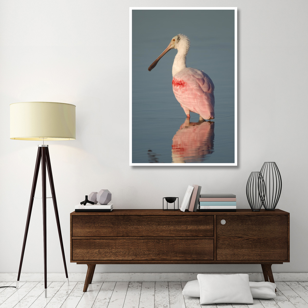 Roseate Spoonbill, Fort Myers Beach, Florida-Paper Art-42&quotx62"