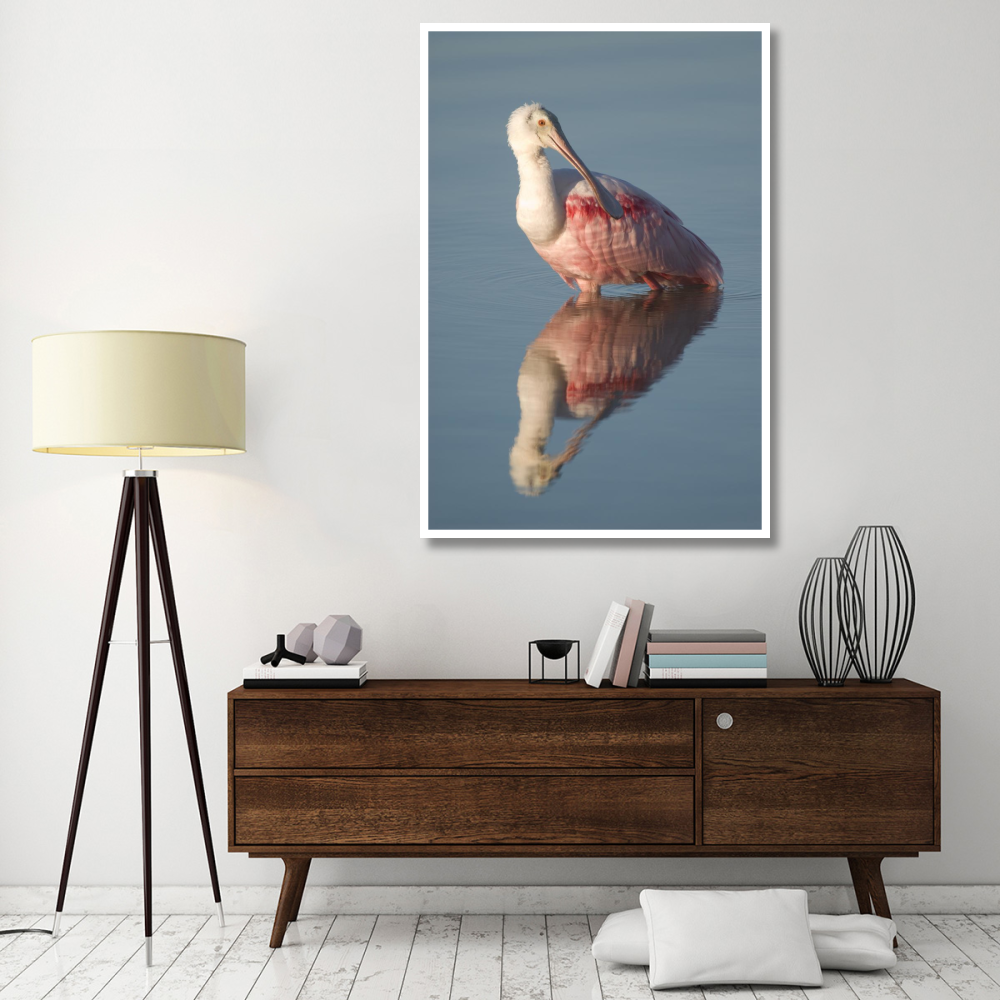 Roseate Spoonbill, Fort Myers Beach, Florida-Paper Art-42&quotx62"