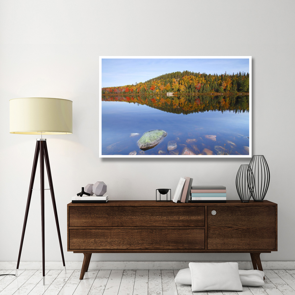 Jigging Cove Lake, Cape Breton Highlands National Park, Nova Scotia, Canada-Paper Art-62&quotx42"