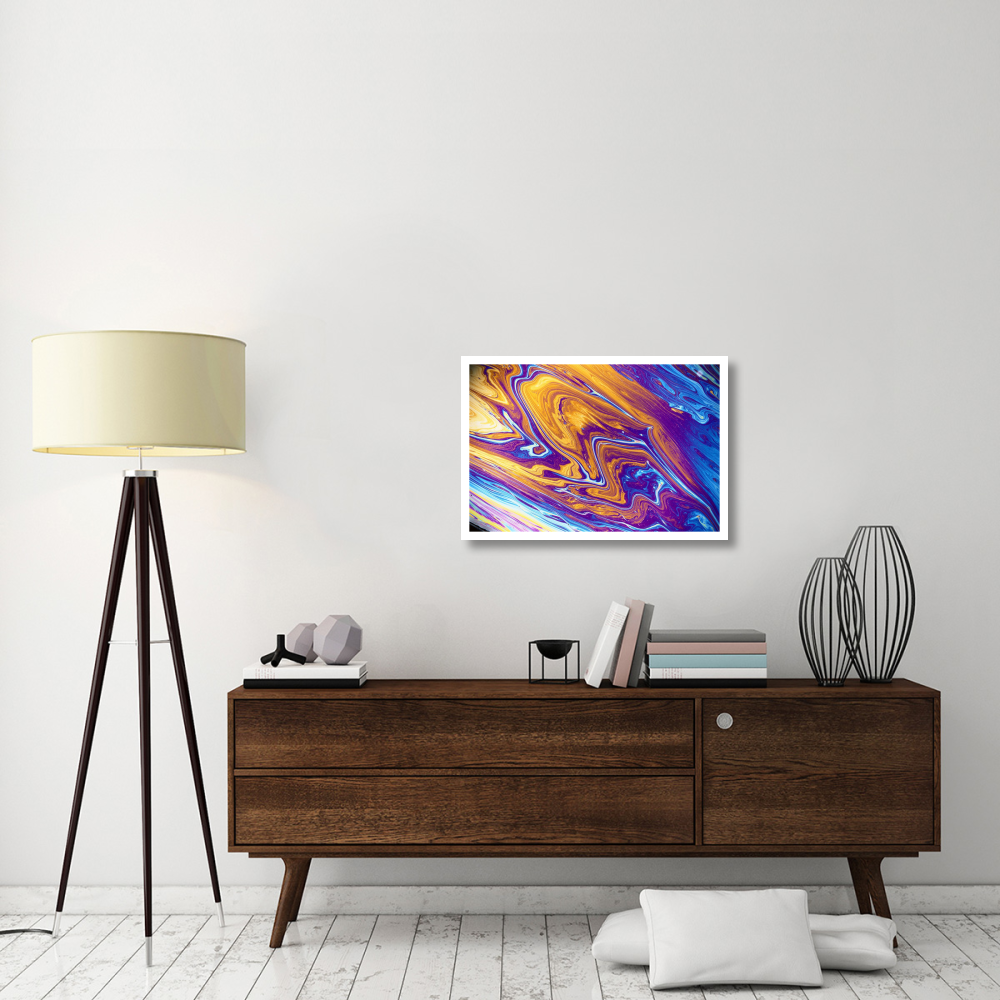 Soap film, Sydney, Australia-Paper Art-32&quotx22"