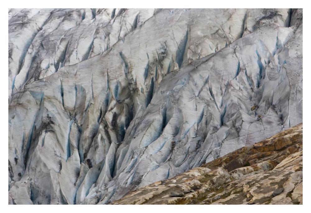 Altesch Glacier, Valais, Bernese Alps, Switzerland-Paper Art-38"x26"