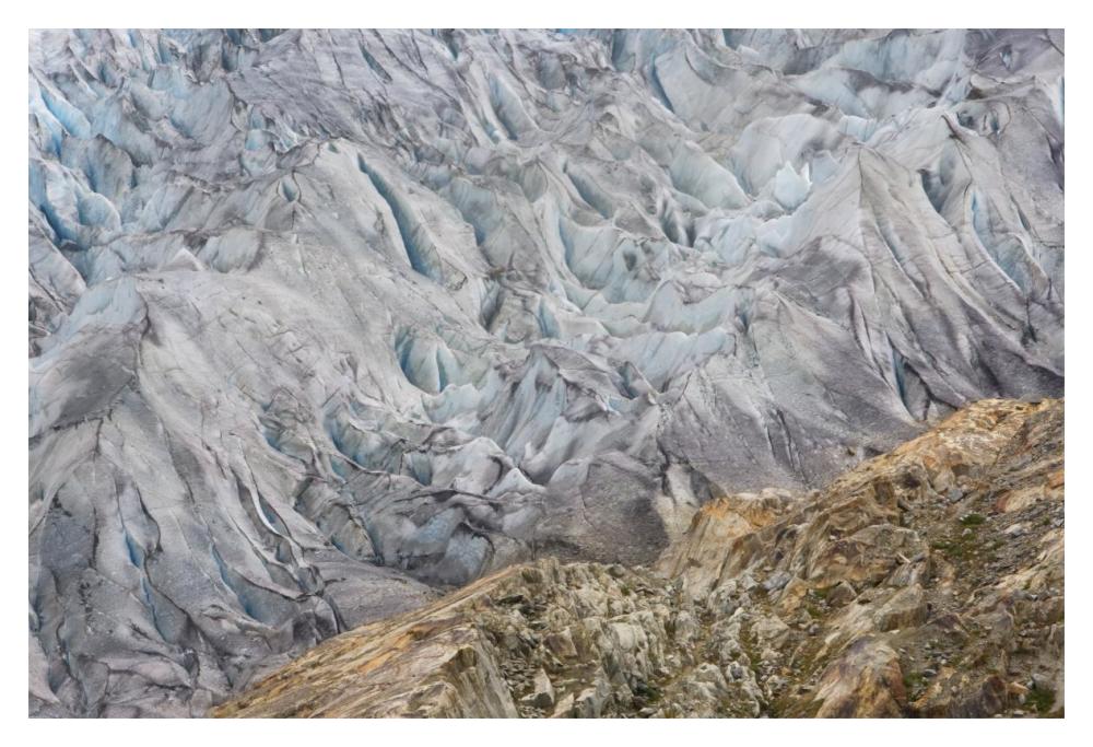 Altesch Glacier, Valais, Bernese Alps, Switzerland-Paper Art-20"x14"