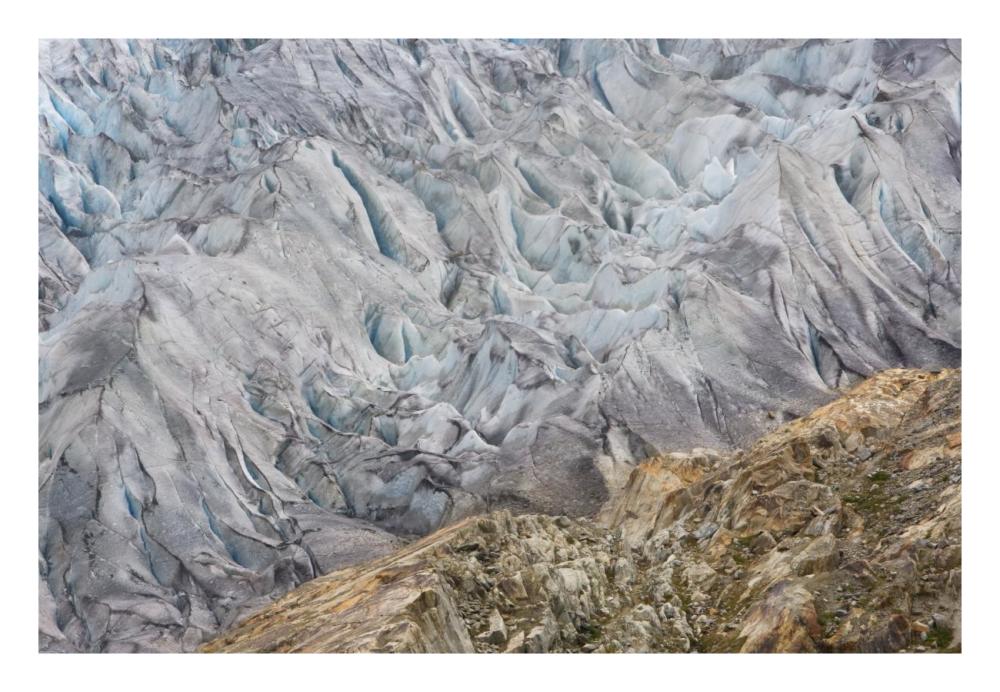 Altesch Glacier, Valais, Bernese Alps, Switzerland-Paper Art-26"x18"