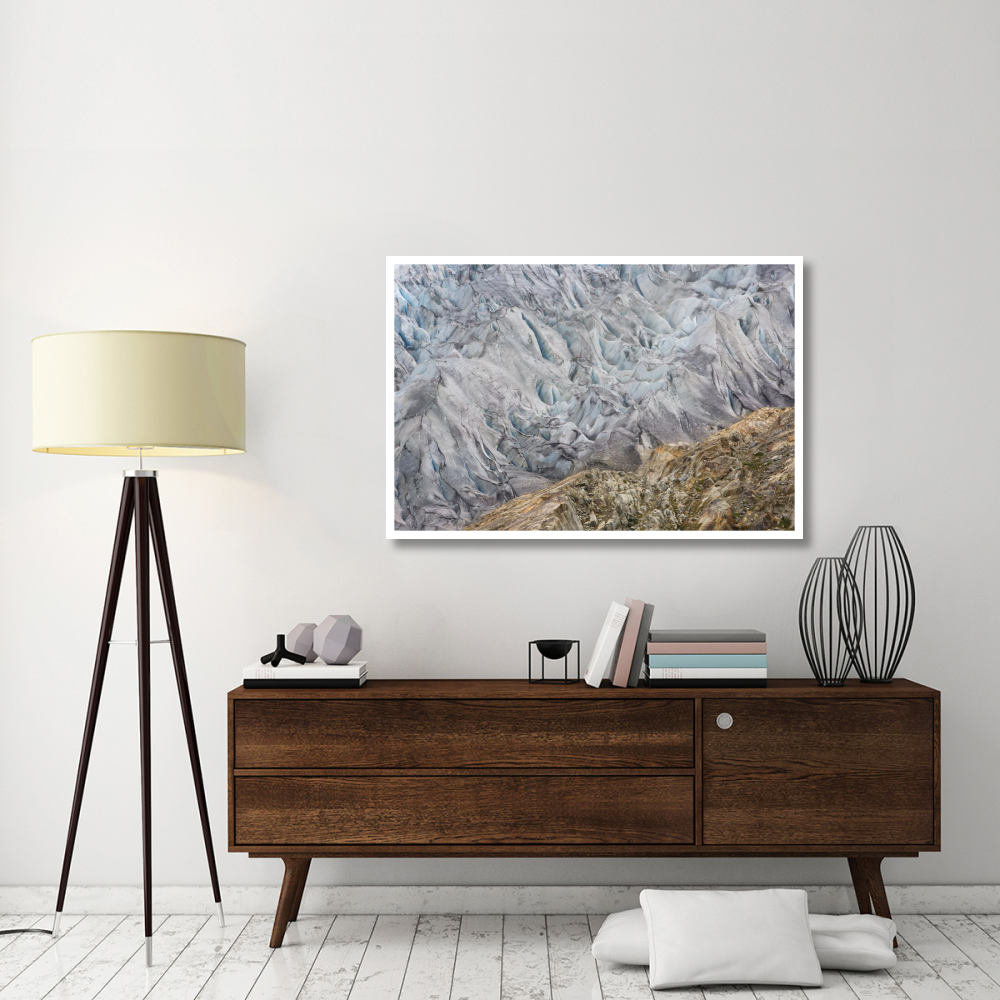 Altesch Glacier, Valais, Bernese Alps, Switzerland-Paper Art-50&quotx34"