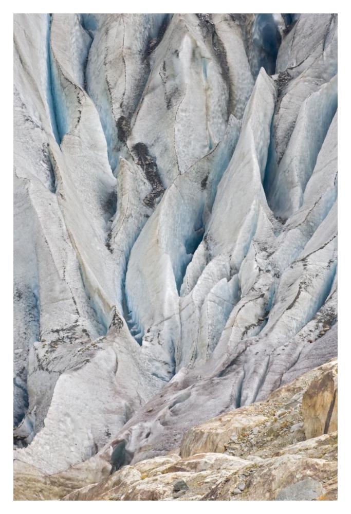 Altesch Glacier, Valais, Bernese Alps, Switzerland-Paper Art-14"x20"