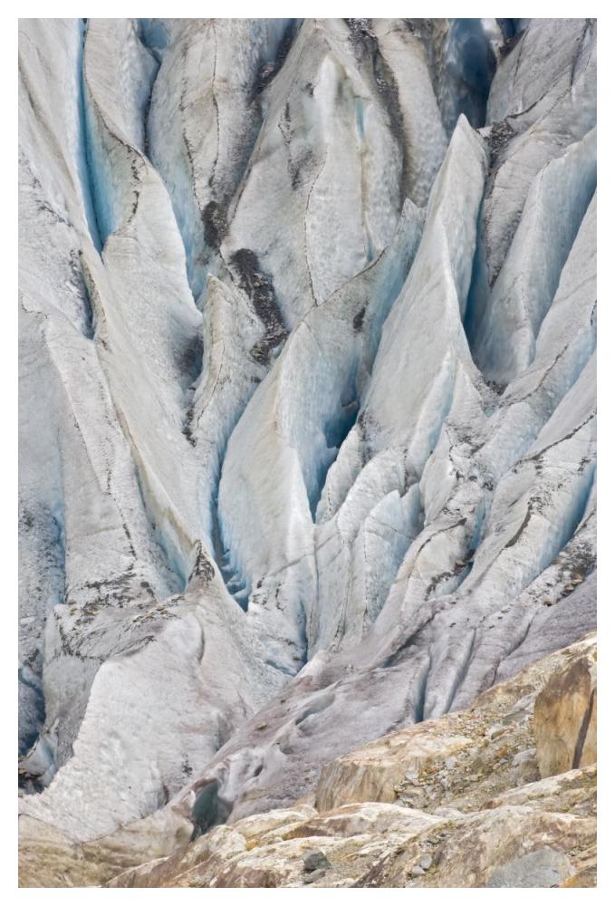 Altesch Glacier, Valais, Bernese Alps, Switzerland-Paper Art-34"x50"