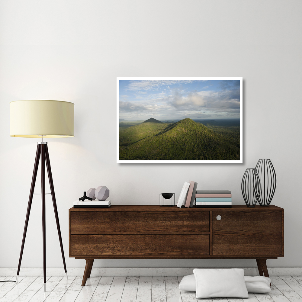Rainforest and Kanuku Mountains, Upper Takutu-Upper Essequibo, Guyana-Paper Art-50&quotx34"