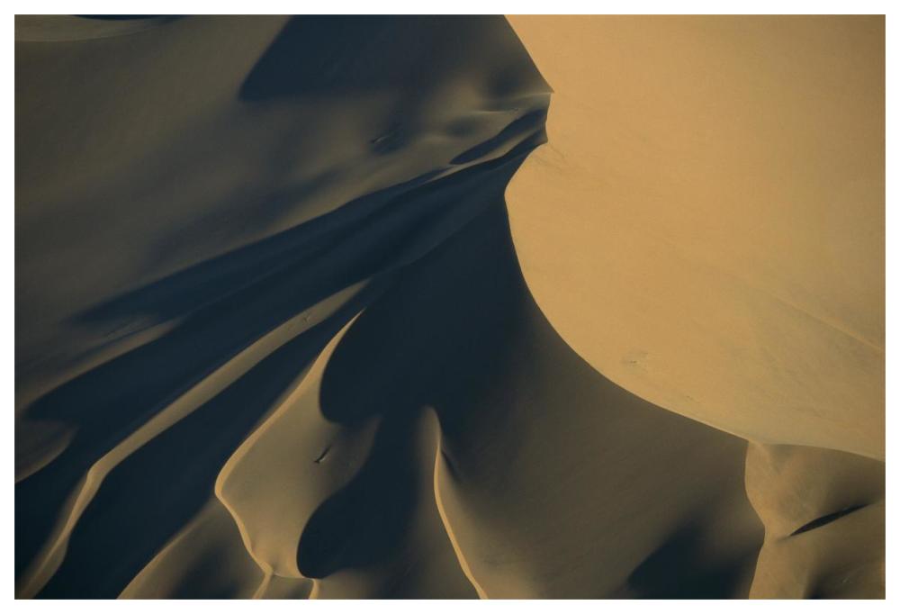 Namib Desert sand dunes, tallest sand dunes in the world, Namibia-Paper Art-62"x42"