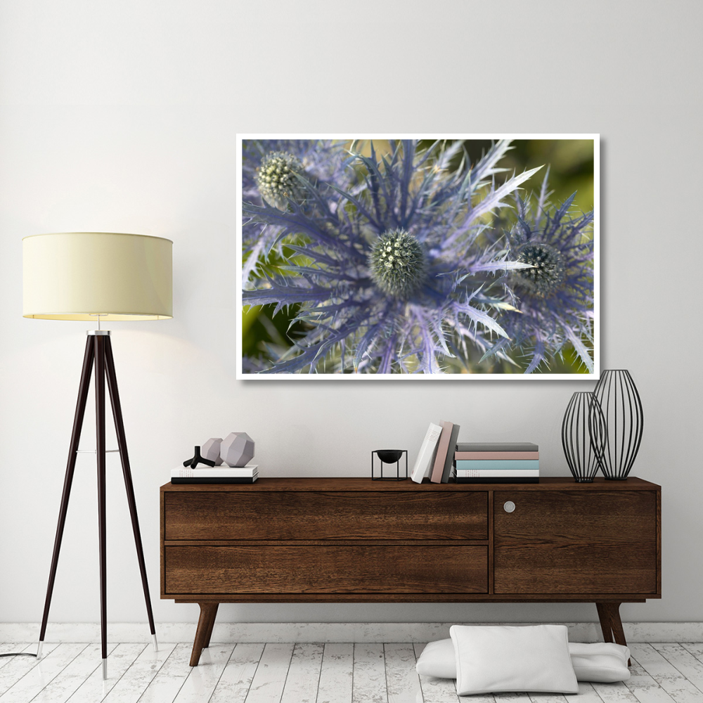 Eryngo flower-Paper Art-62&quotx42"
