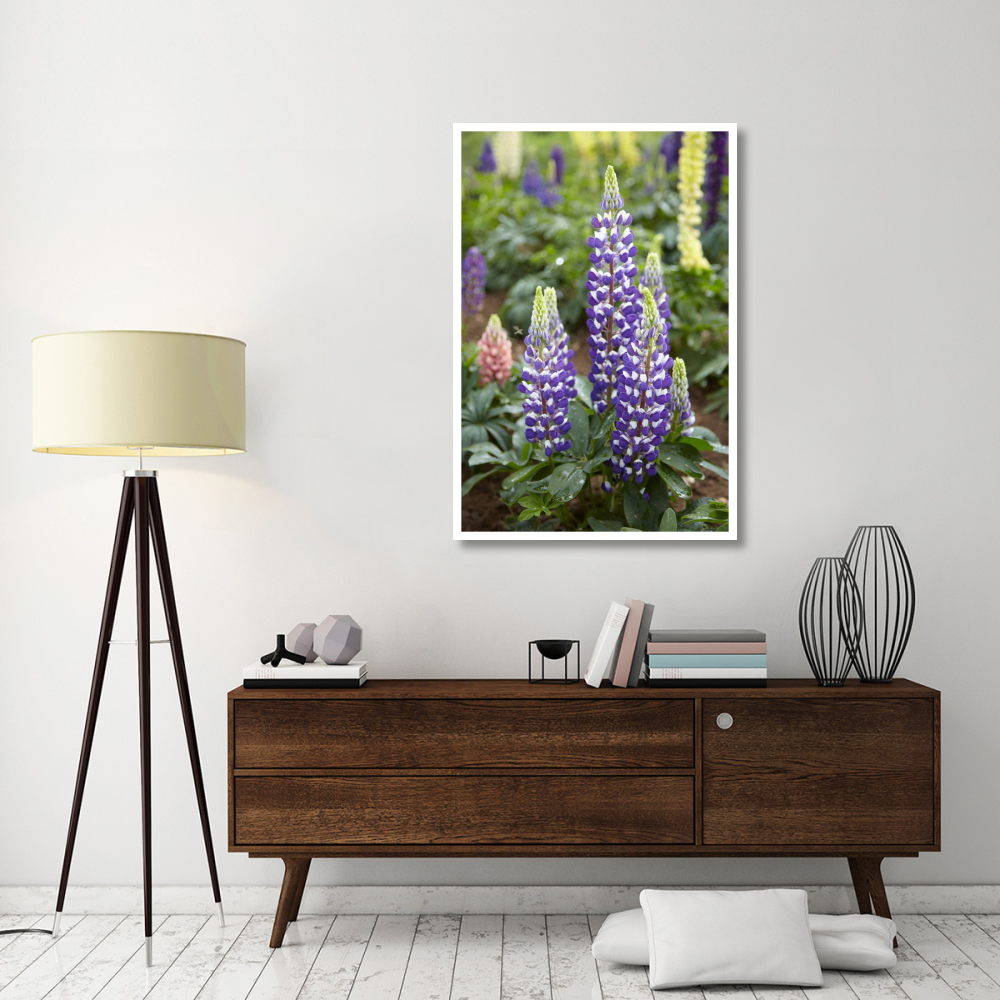 Lupine flowers-Paper Art-34&quotx50"
