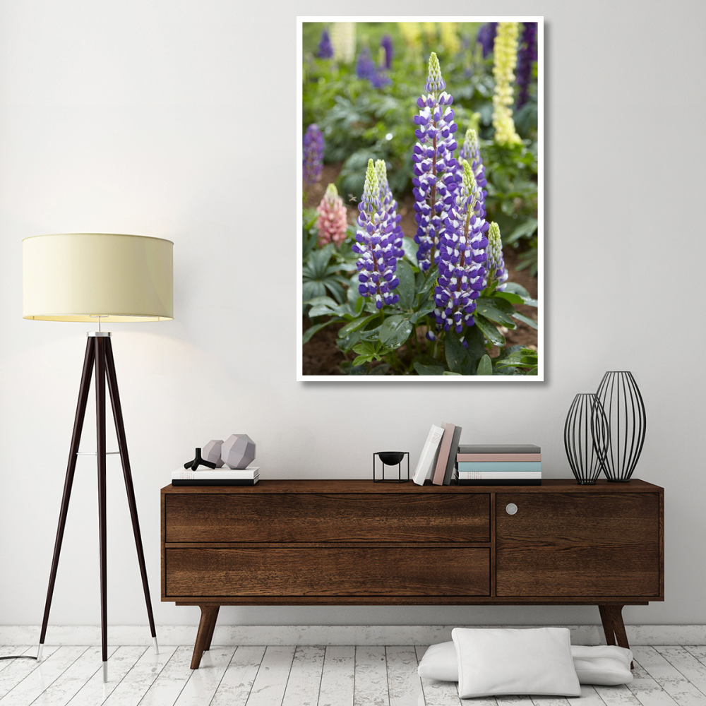Lupine flowers-Paper Art-42&quotx62"